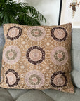 Circular Sozani Embroidered Cushion Cover