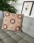 Circular Sozani Embroidered Cushion Cover