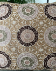 Circular Sozani Embroidered Cushion Cover