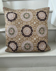 Circular Sozani Embroidered Cushion Cover