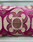 Velvet Rectangular Cushion Cover - Deep Pink