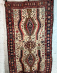 Persian Vintage Kilim With Animal Motifs