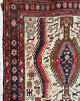 Persian Vintage Kilim With Animal Motifs