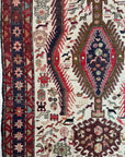 Persian Vintage Kilim With Animal Motifs