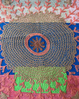 Vintage Hand Stitched Kantha Sozani Throw - Patchwork