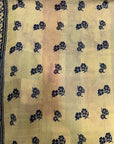 Handstitched Vintage Kantha Throw - Bright Lime
