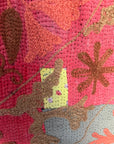 Vintage Hand Stitched Kantha Sozani Throw - Patchwork