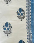 Hand Block Printed Bed Throw with Pillowcases / King Size