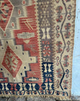 Pale Vintage Anatolian Kilim