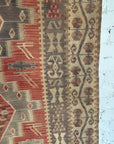 Pale Vintage Anatolian Kilim