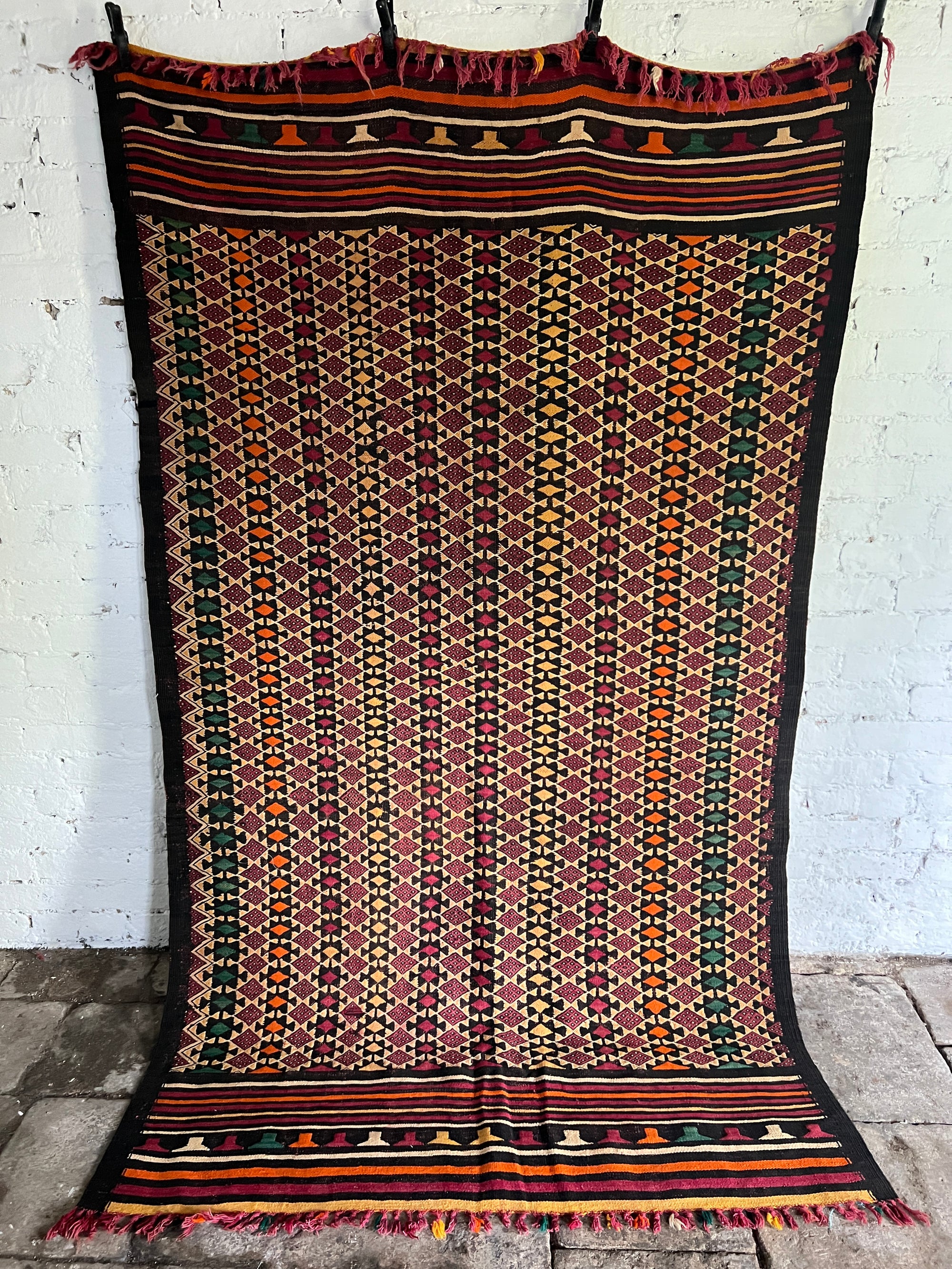 Tunisian Kilim - Geometric pattern