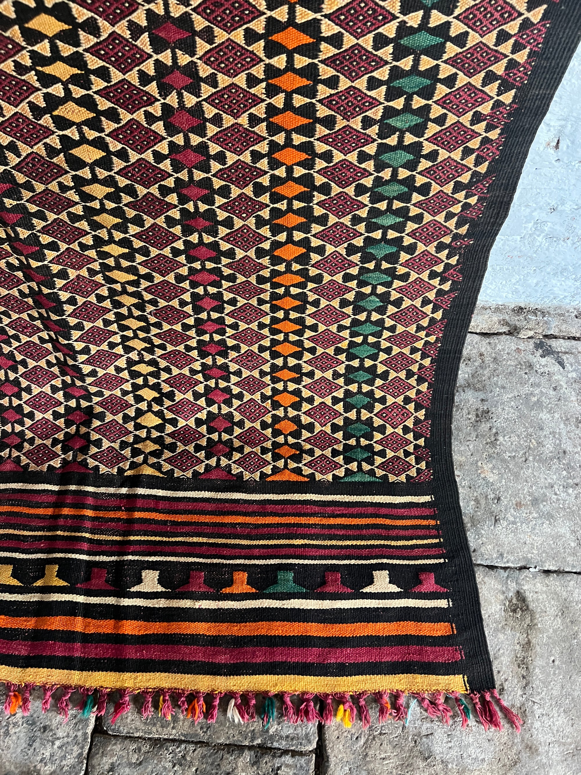 Tunisian Kilim - Geometric pattern