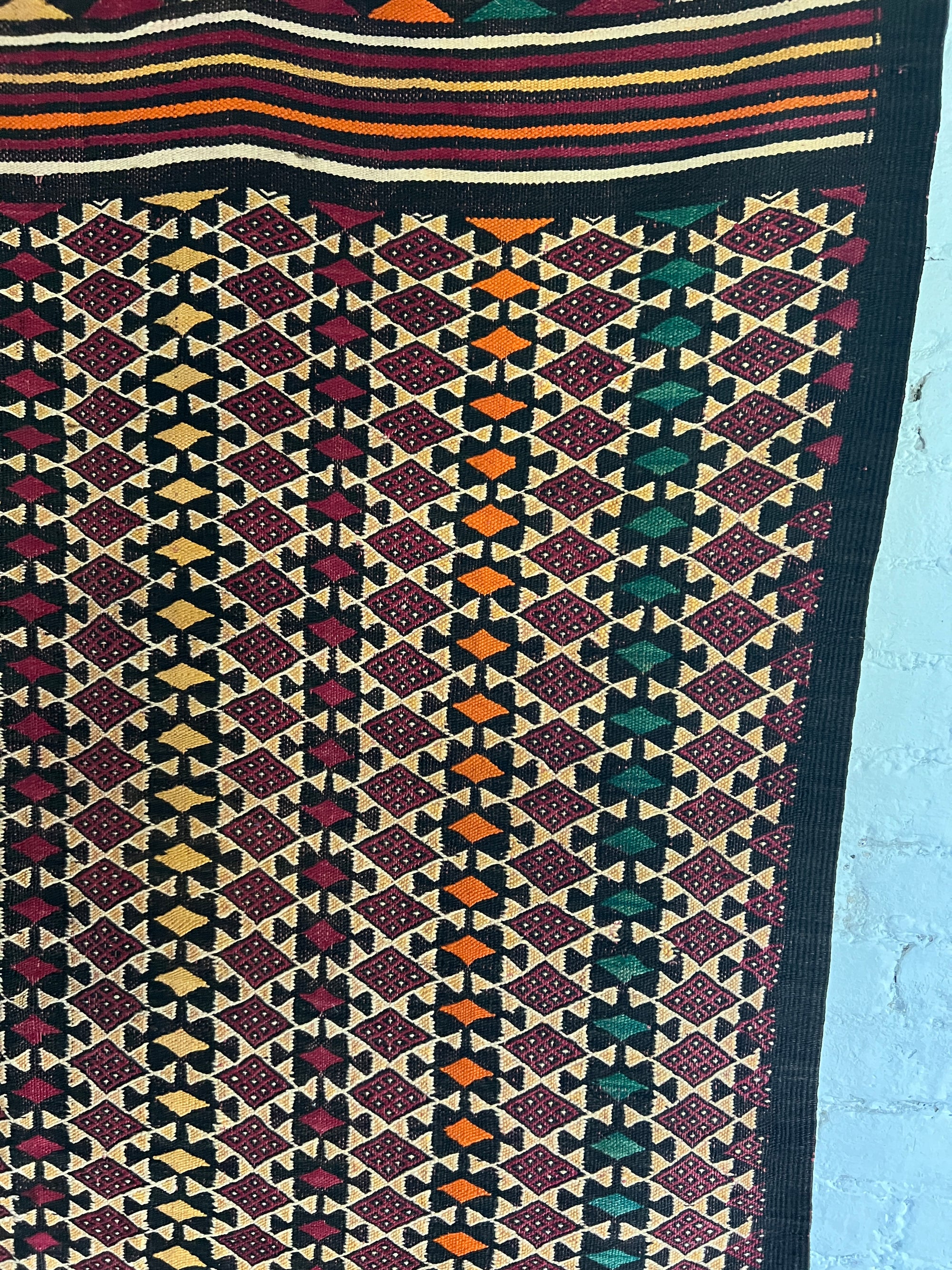 Tunisian Kilim - Geometric pattern