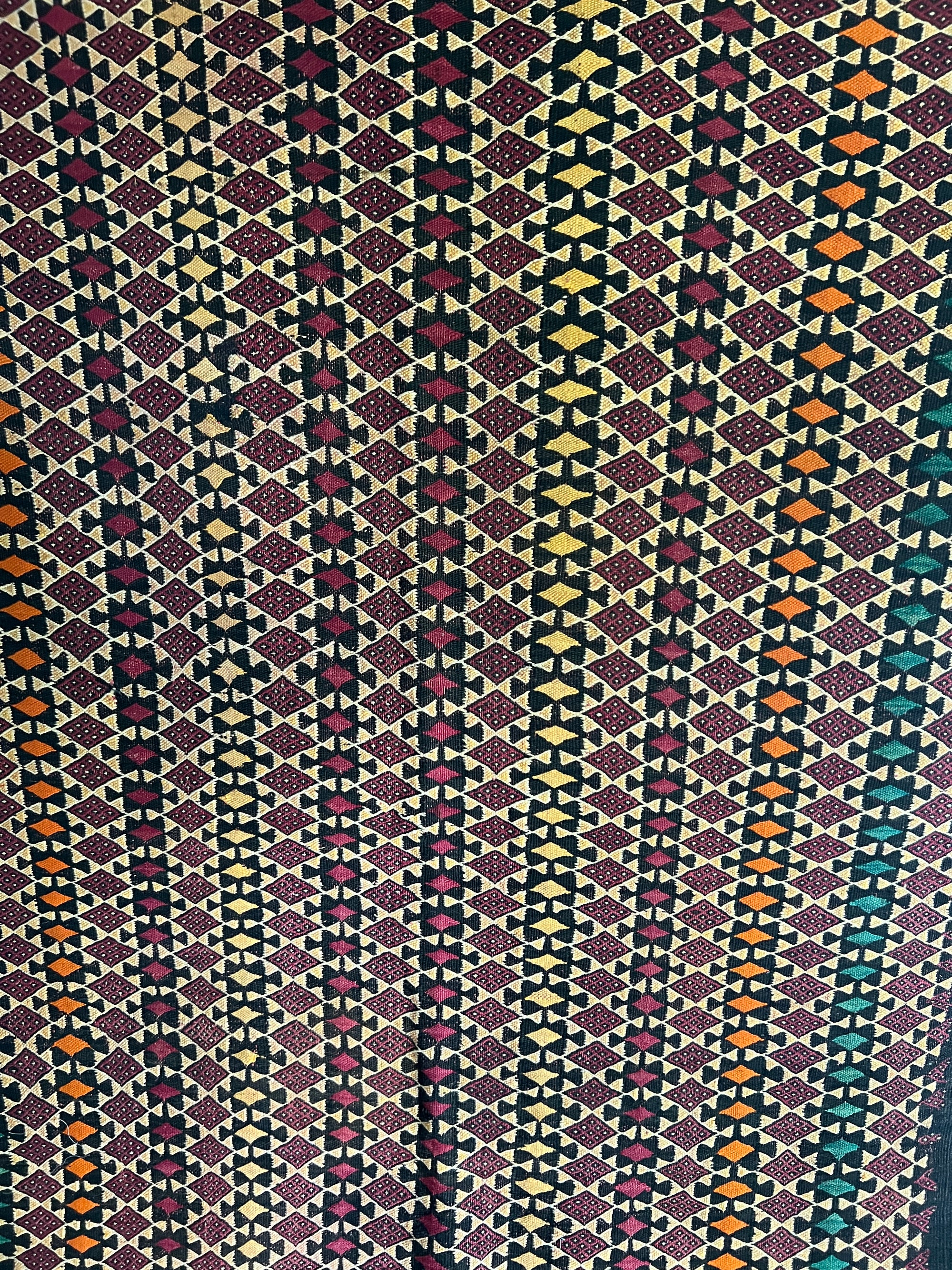 Tunisian Kilim - Geometric pattern