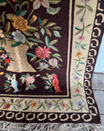 Vintage Balkan Pictorial Kilim