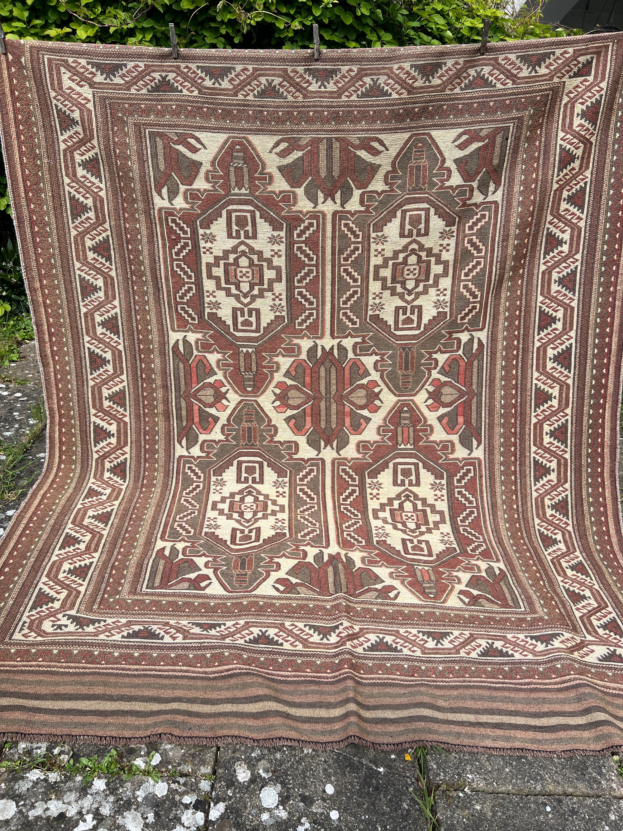 Saghari Afghan Kilim