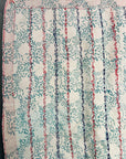 Hand Stitched and Hand Block Printed Kantha Throw