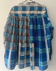 Embroidered Blouse - Blue Check