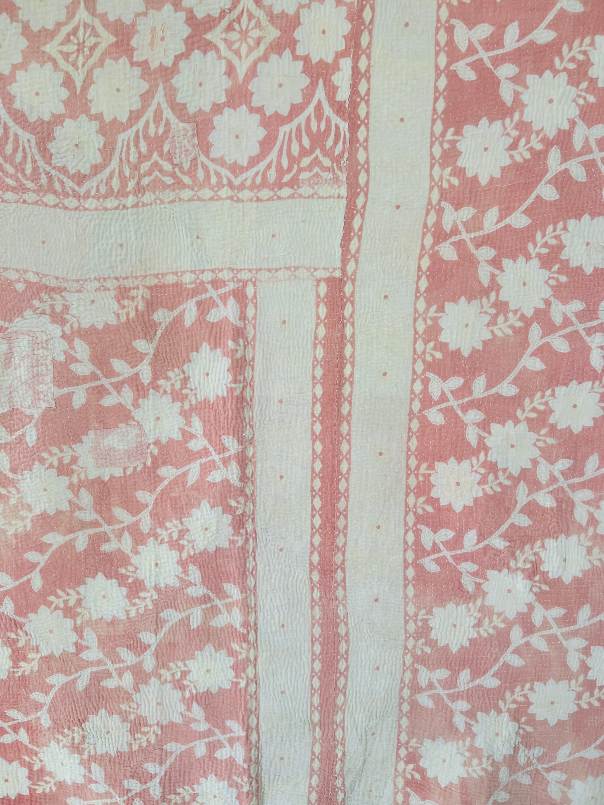 Vintage Handstitched Kantha Throw