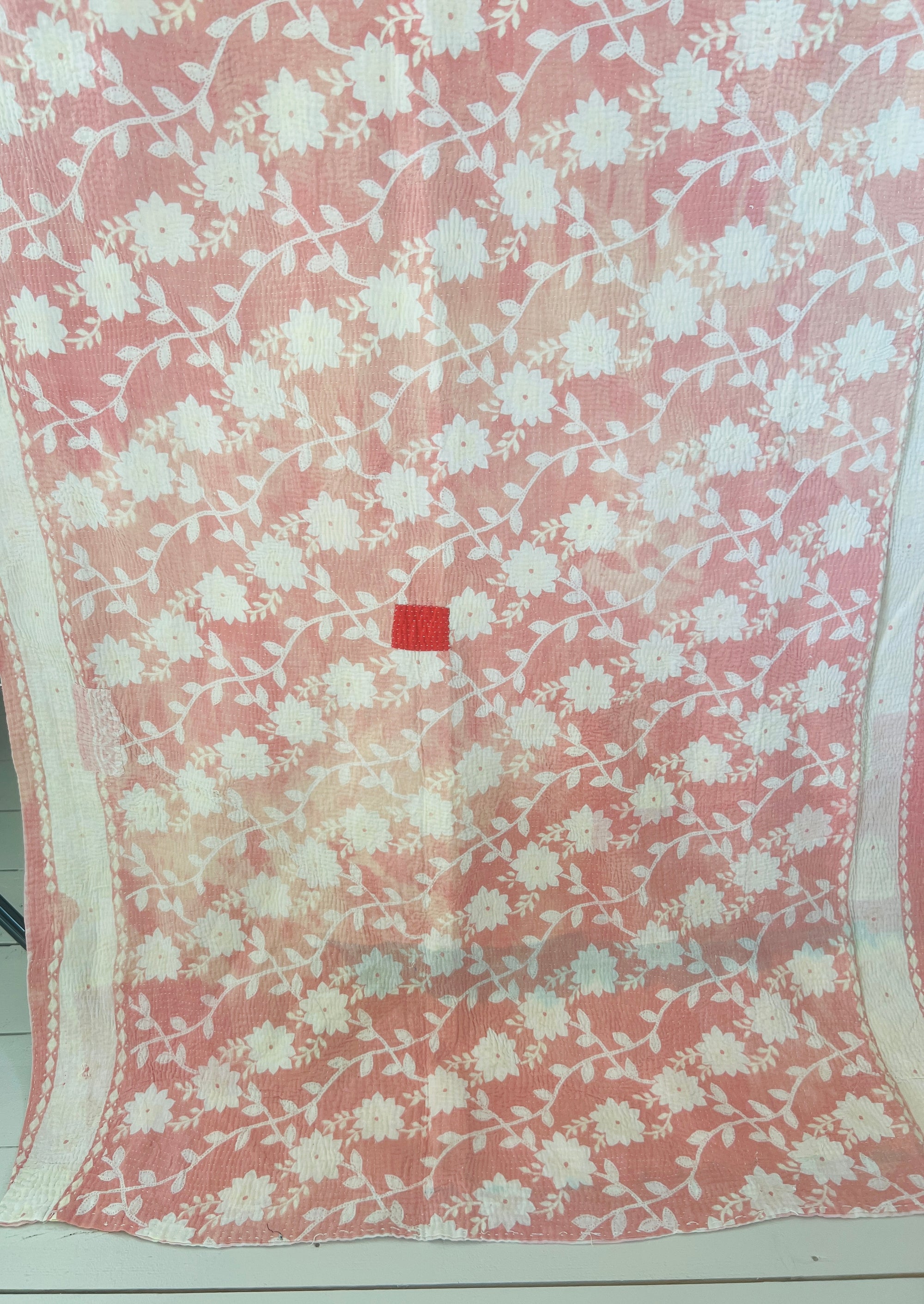 Vintage Handstitched Kantha Throw
