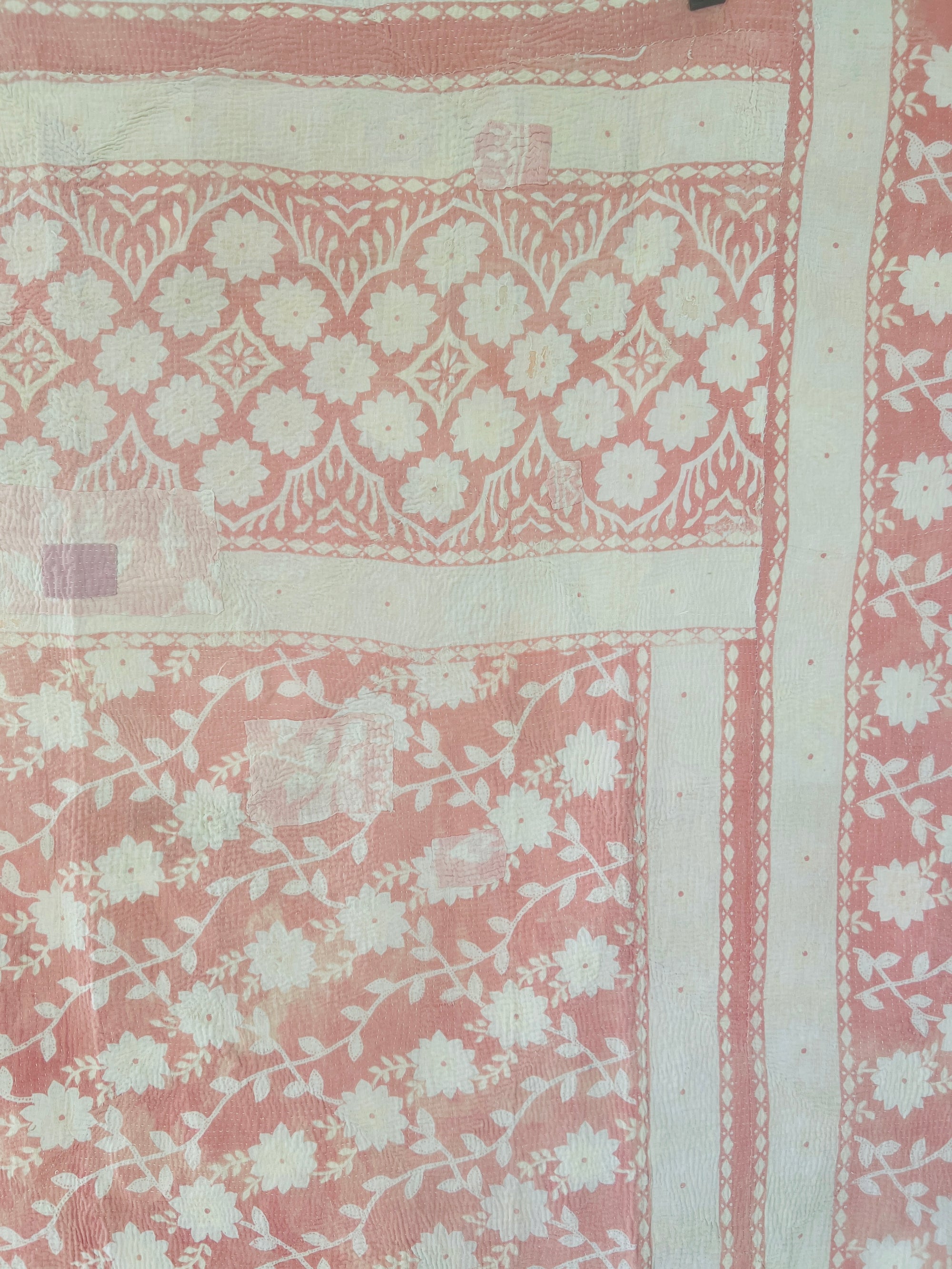 Vintage Handstitched Kantha Throw