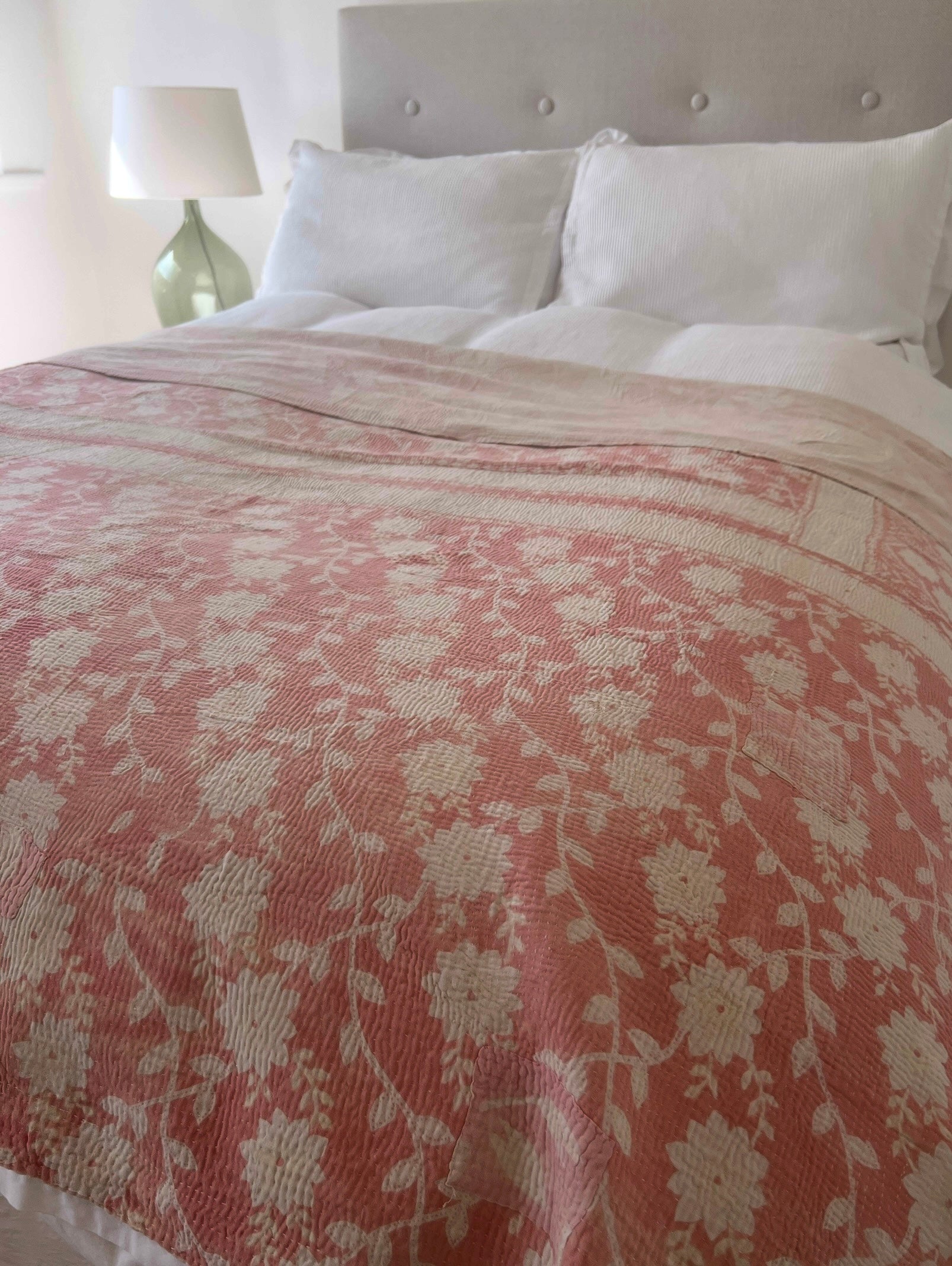 Vintage Handstitched Kantha Throw