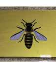 Hand Painted Indian Glass Art - Wasp - Medium