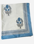 Hand Block Printed Bed Throw with Pillowcases / King Size